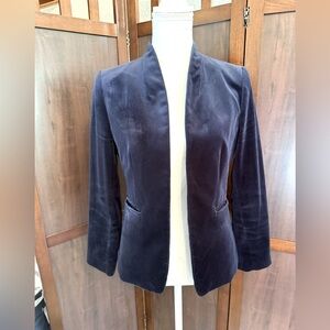J.CREW 365 Going Out Velvet Blazer size 6